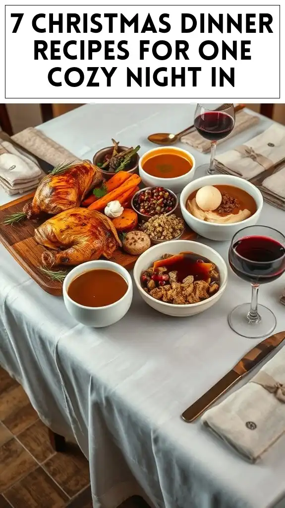 cozy christmas dinner ideas
