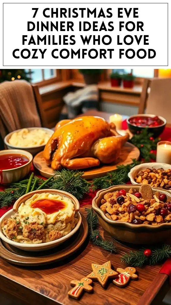 cozy christmas eve dinner