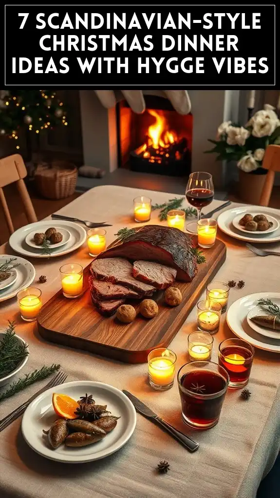 cozy festive scandinavian meals