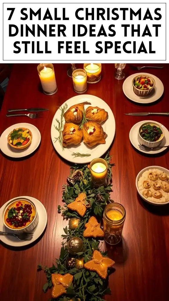 cozy yet elegant holiday meals