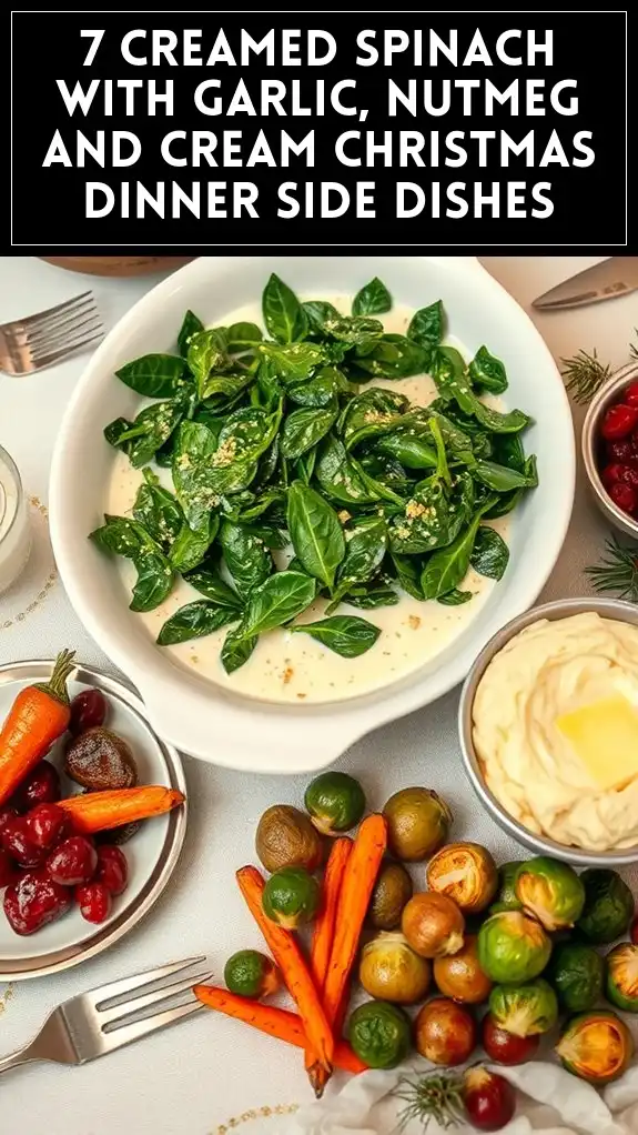 creamed spinach holiday side