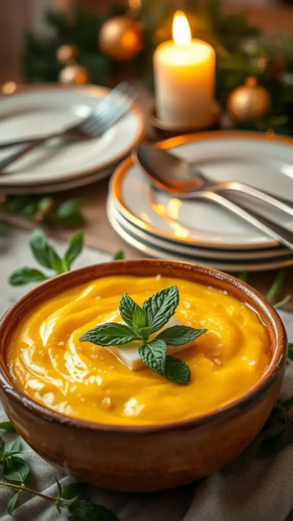 creamy coconut corn pudding