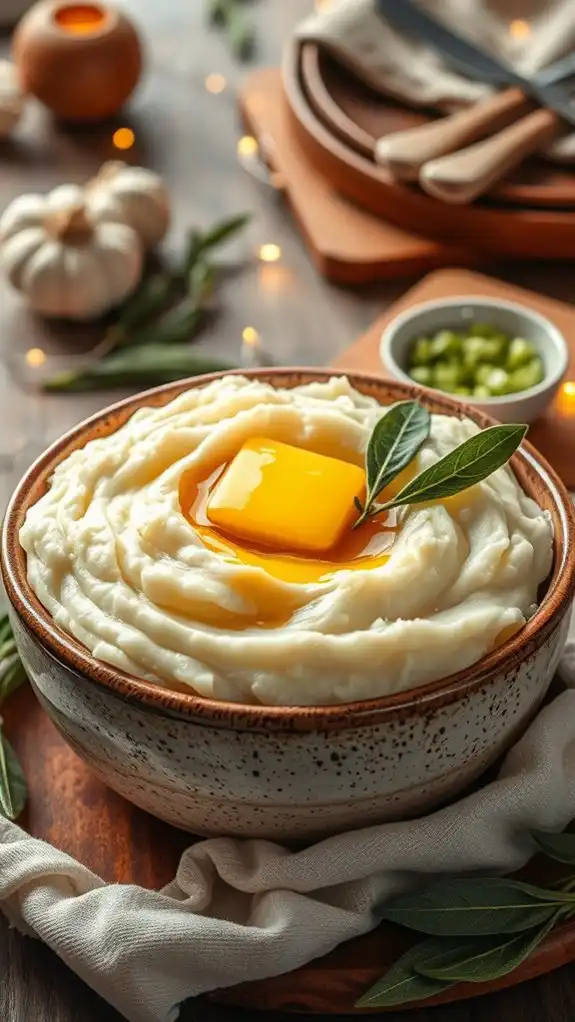 creamy garlic mashed potatoes