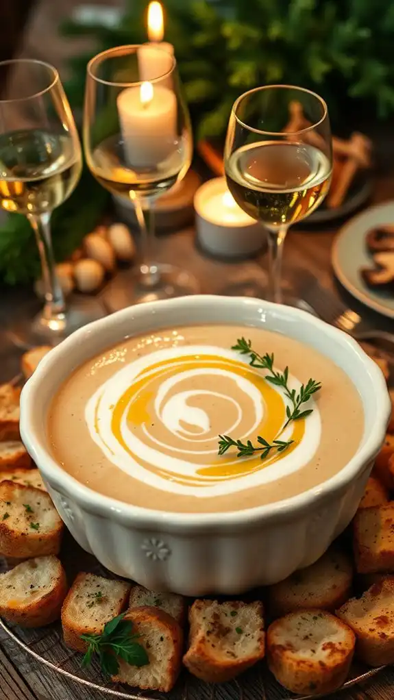 creamy mushroom soup recipe