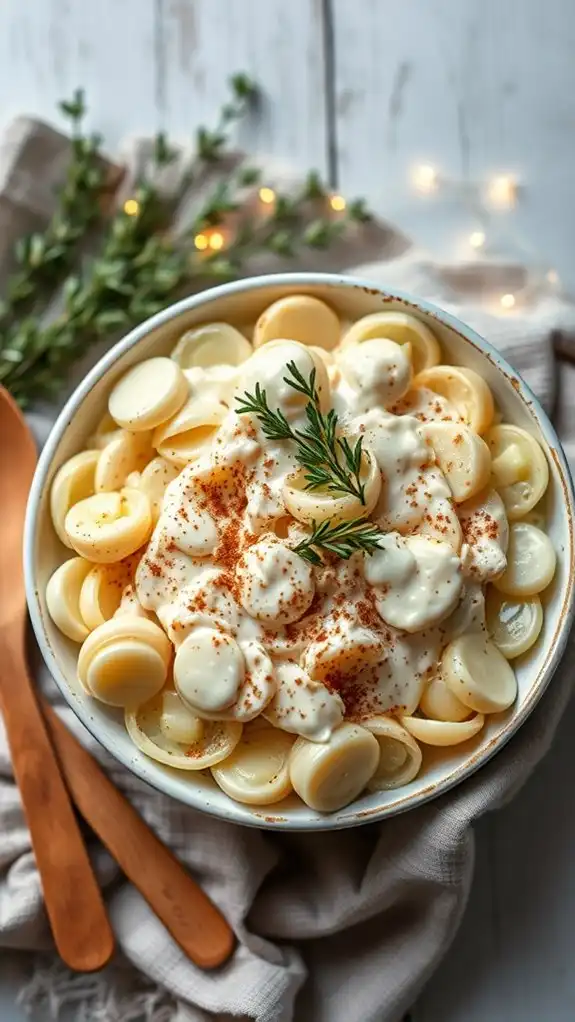 creamy nutmeg leek side dish