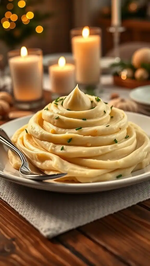 creamy roasted garlic potatoes