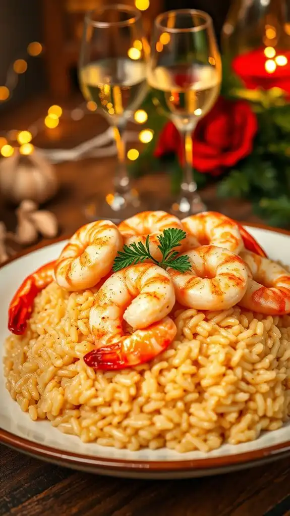 creamy shrimp risotto delight