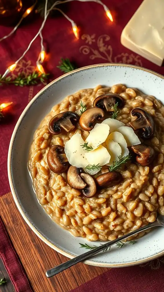 creamy smoked gouda risotto