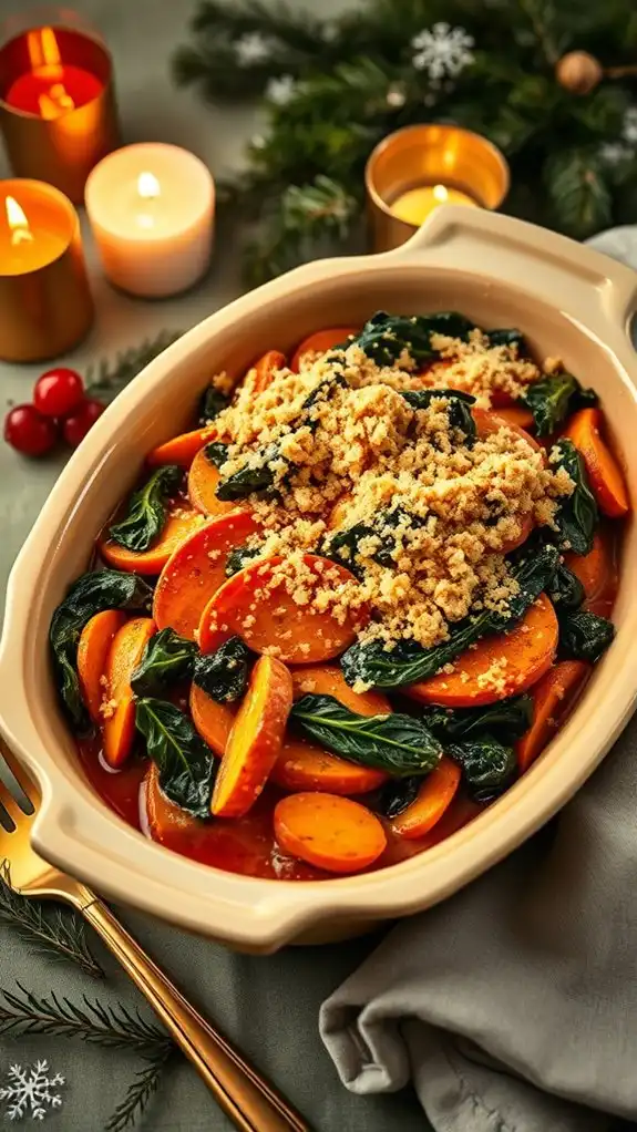 creamy sweet potato gratin