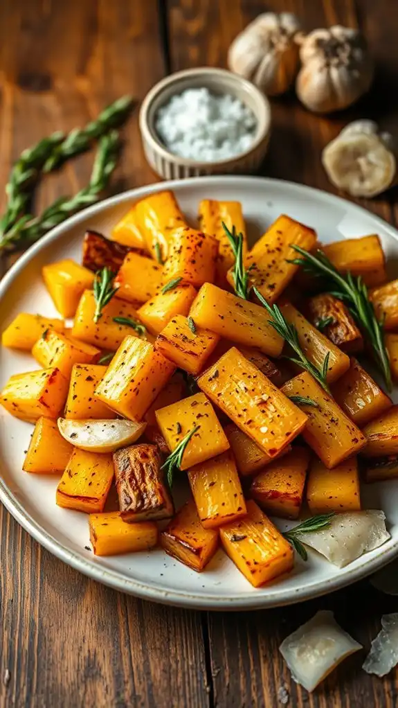 crispy parmesan parsnips delight