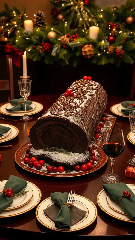 decadent chocolate holiday dessert