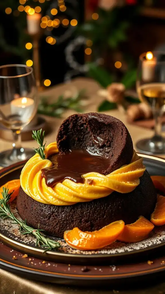 decadent chocolate lava cake