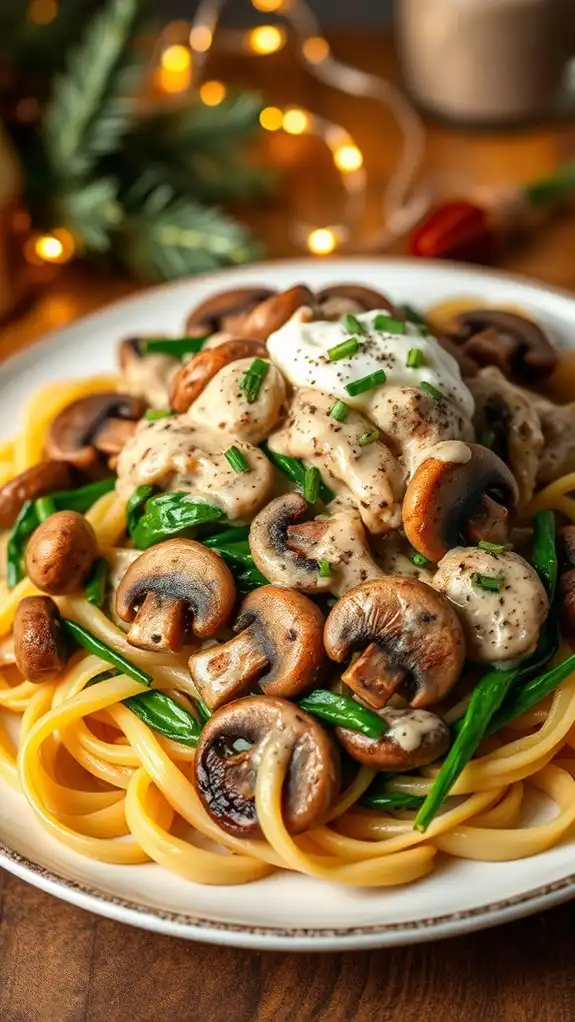 delicious vegetarian pasta dish