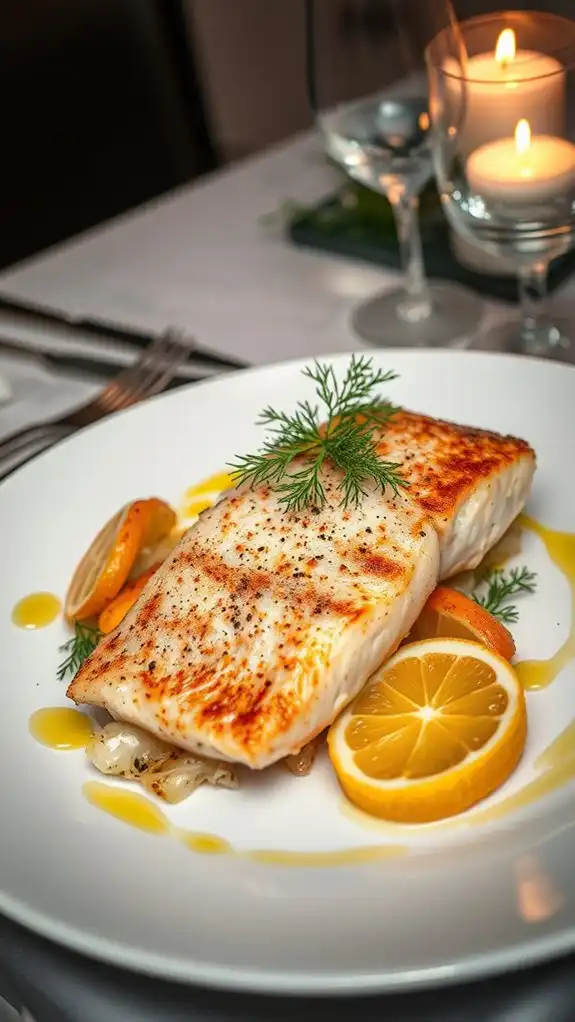 elegant christmas dinner presentation