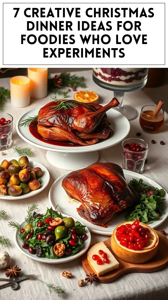 experimental christmas dinner ideas
