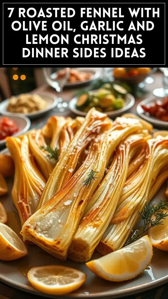 fennel garlic lemon side dish