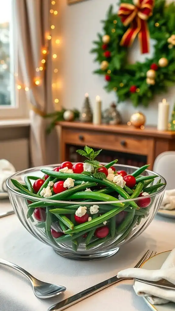 festive green bean salad
