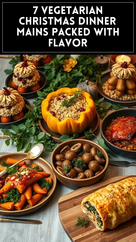 flavorful vegetarian christmas mains
