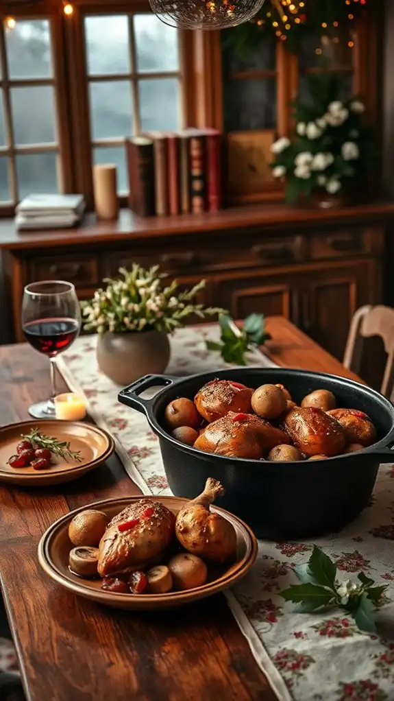 french chicken braised wine