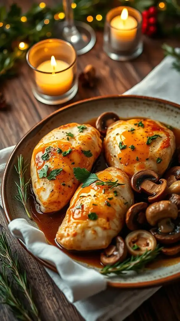 garlic herb chicken marsala