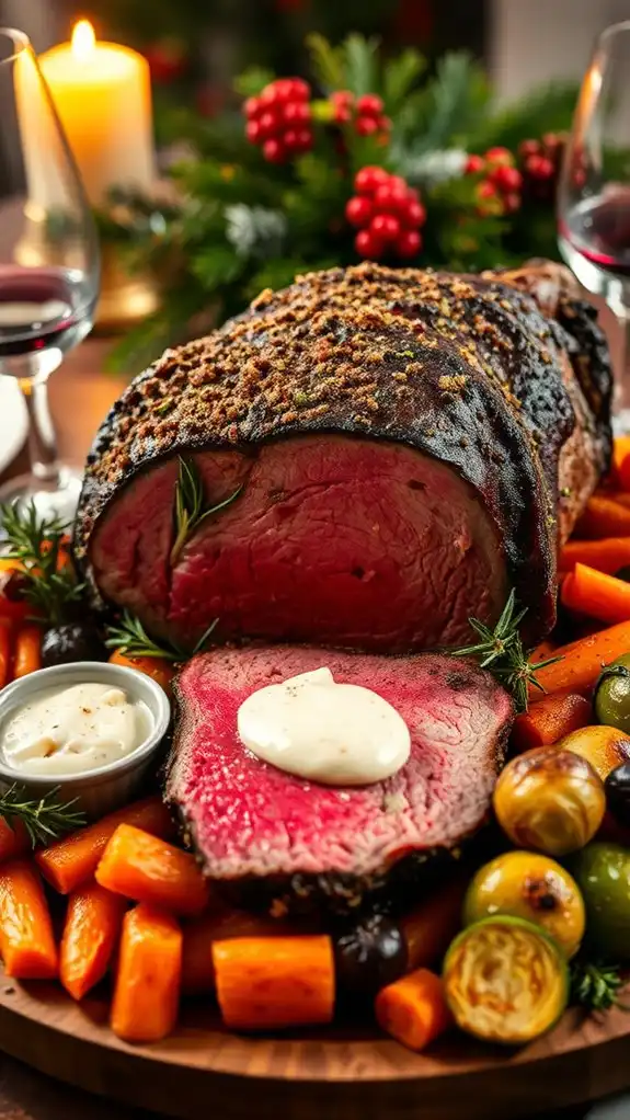garlic rosemary prime rib