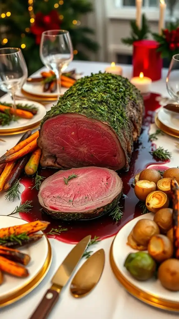 gourmet holiday beef dish