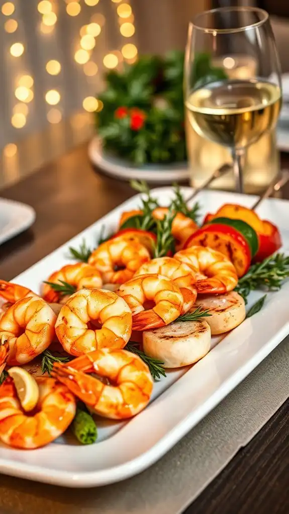 grilled seafood skewer recipe