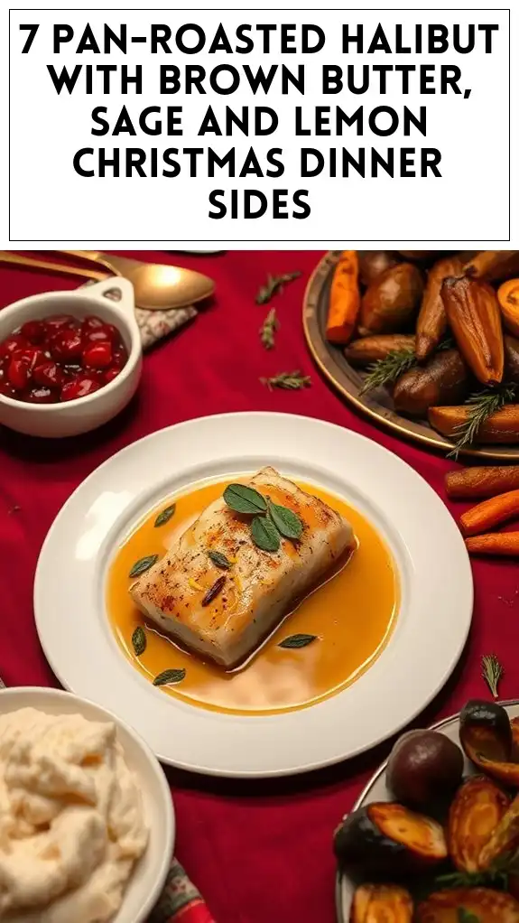 7 Pan-Roasted Halibut With Brown Butter, Sage and Lemon Christmas Dinner Sides