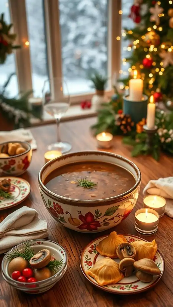 hearty polish mushroom soup