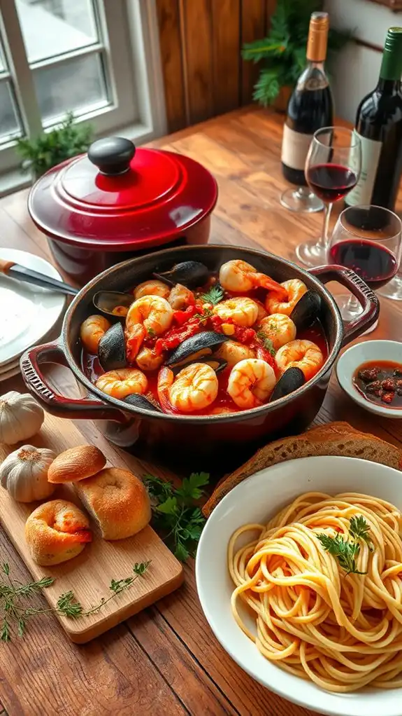 hearty tuscan seafood stew