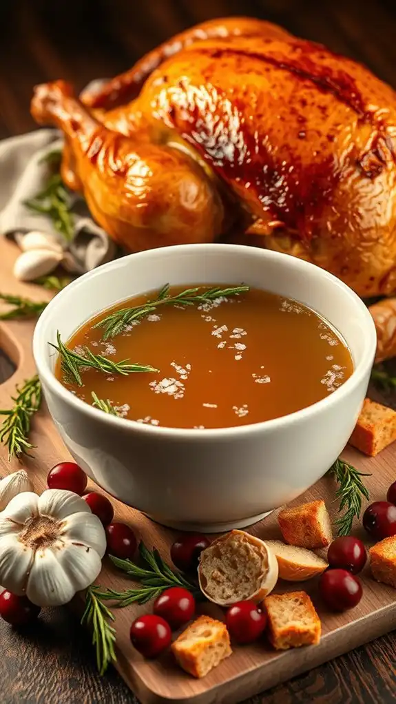 herb brined turkey preparation