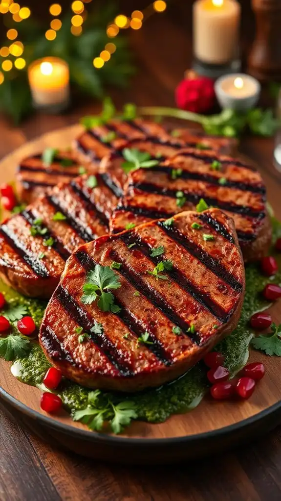 herb chimichurri enhances steak