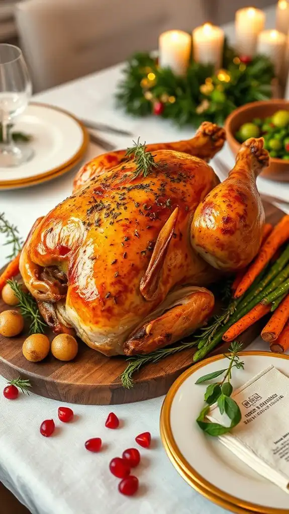 herb glazed roasted chicken recipe