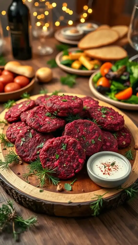 herb infused vegetable patties recipe