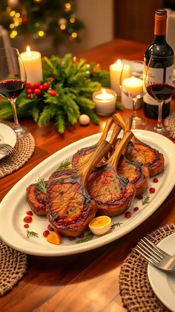 herb marinated lamb chops recipe