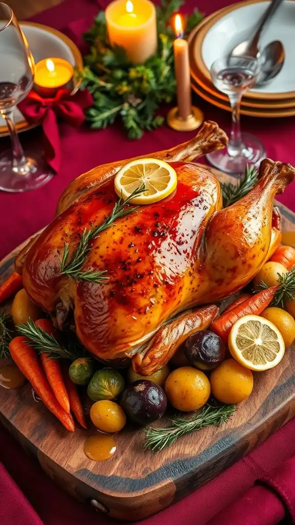 herb marinated roasted chicken