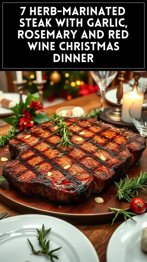 herb marinated steak recipe
