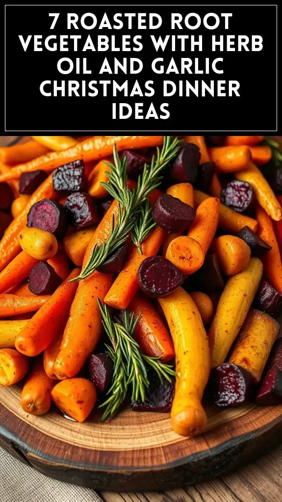 herb oil roasted vegetables
