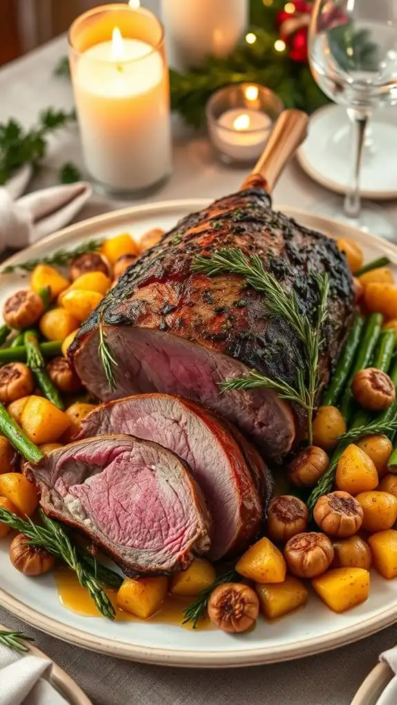 herb roasted lamb dinner delight