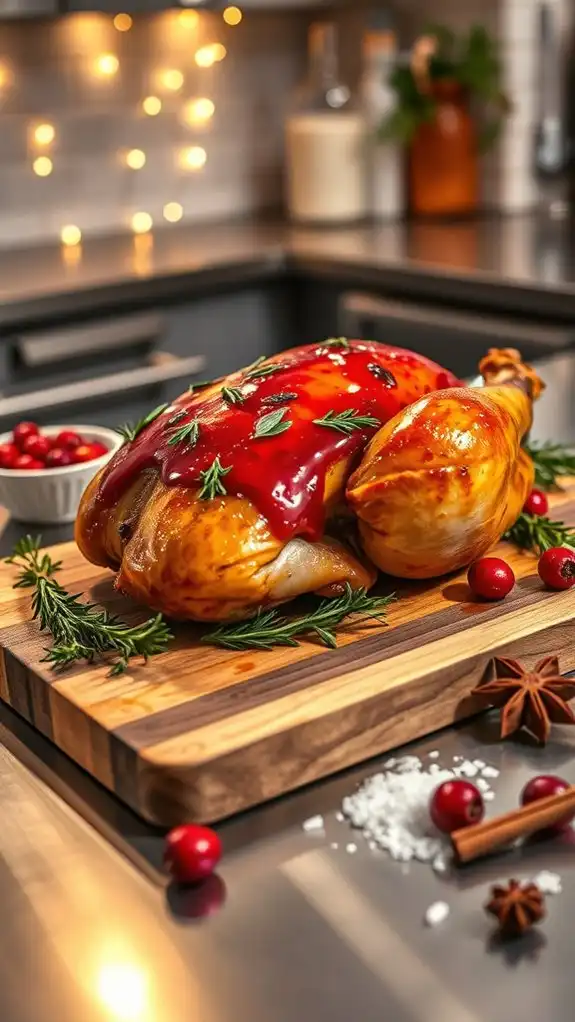 herb roasted turkey breast preparation