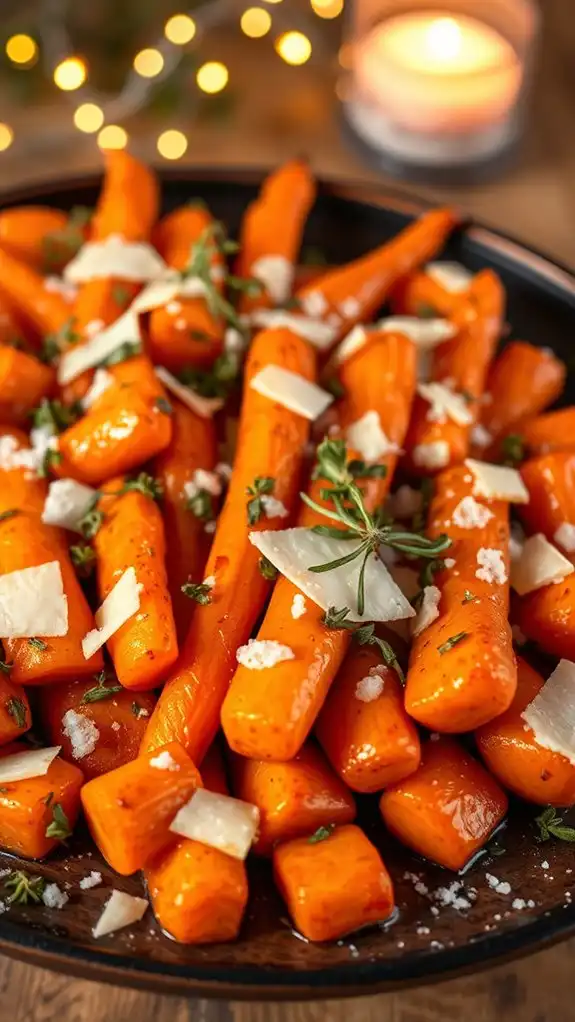 honey thyme roasted carrots