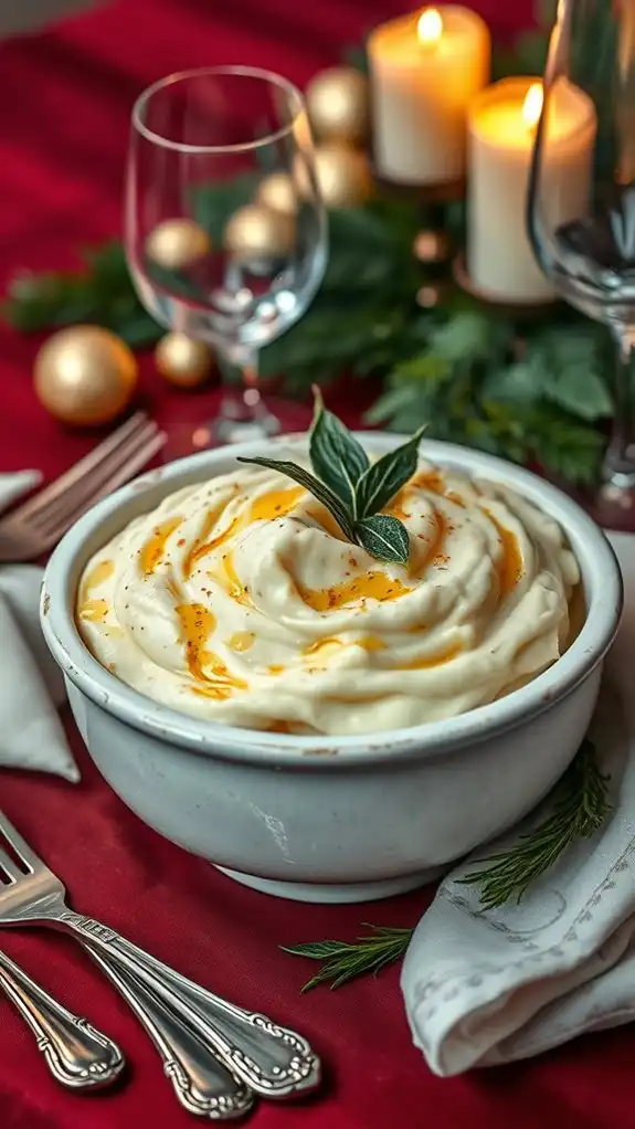 indulgent truffle mashed potatoes