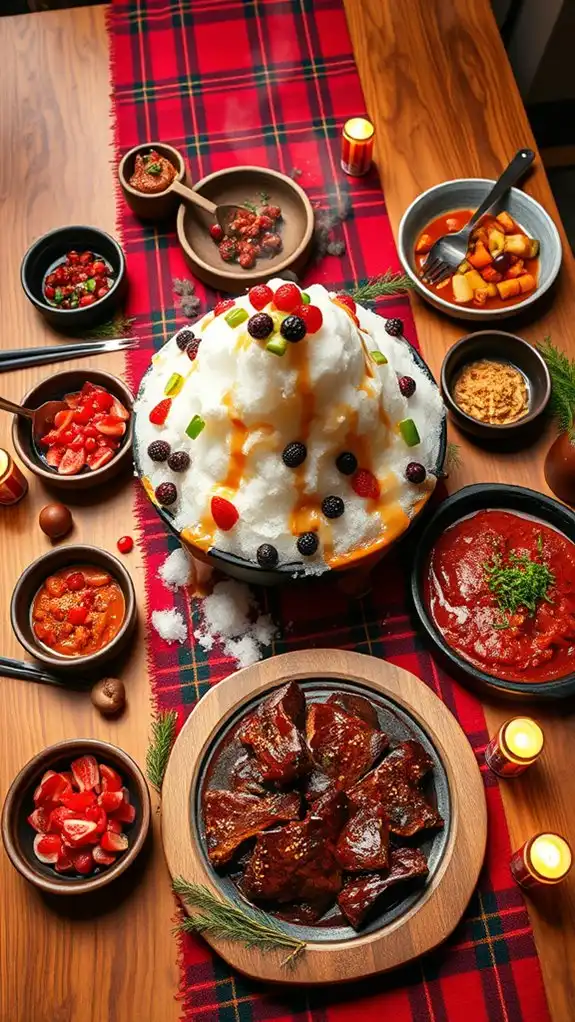 korean shaved ice dessert