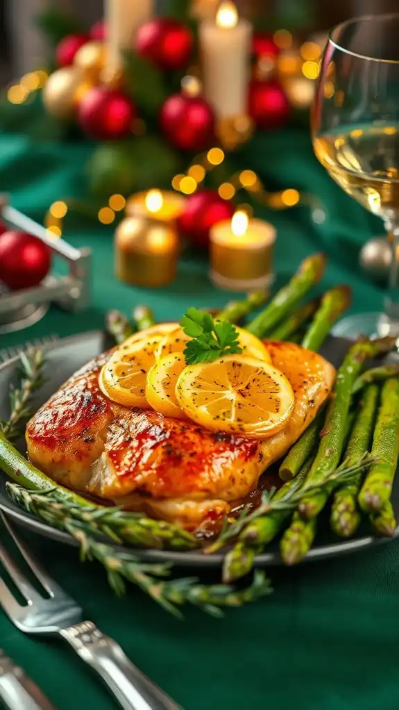 lemon garlic chicken asparagus