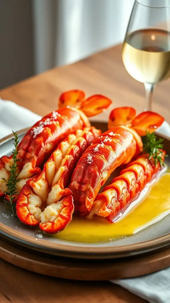 lobster salad with vinaigrette