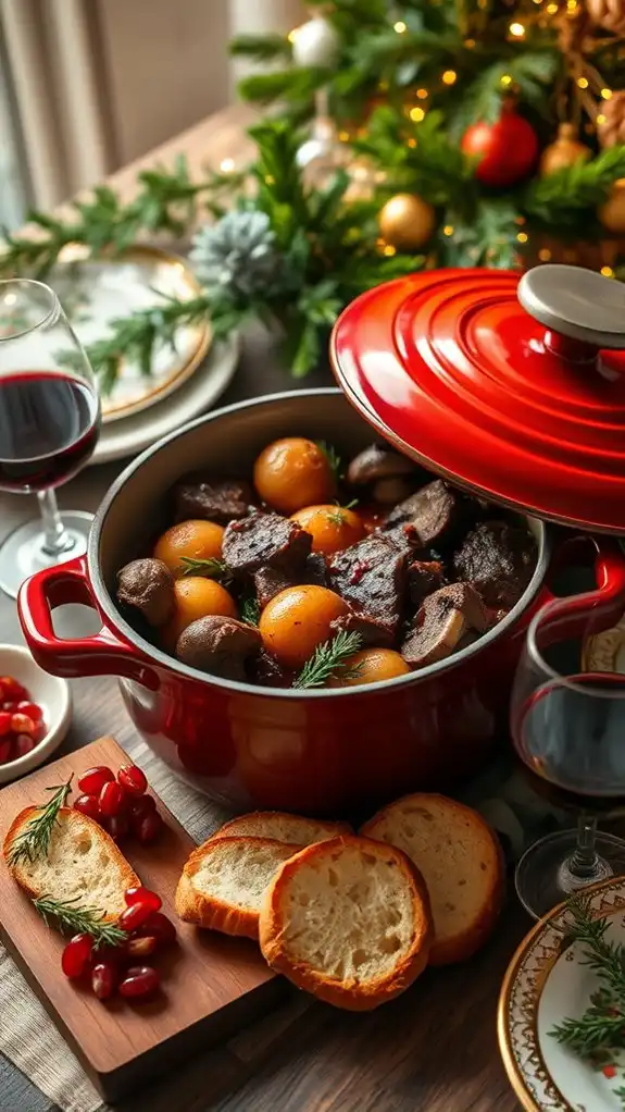 luxurious christmas beef stew