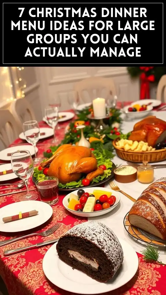 manageable christmas dinner ideas