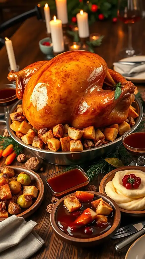 maple glazed turkey centerpiece