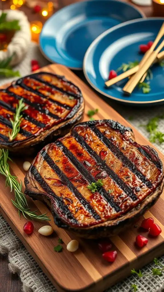 marinated portobello mushroom steaks