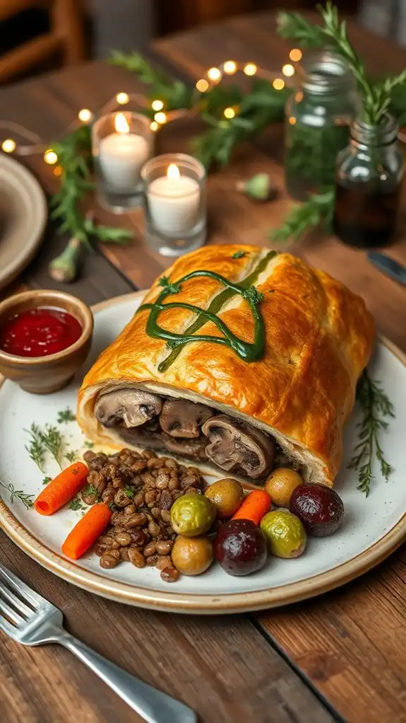 mediterranean mushroom wellington recipe